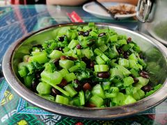 黑豆炒芥菜-甘家界牌柠檬鸭(青山店)