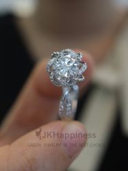 -JKHappiness培育钻石钻戒婚戒定制(天河国贸店)