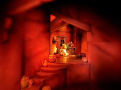 -小镇影院迪士尼小熊Duffy与他的朋友合影地