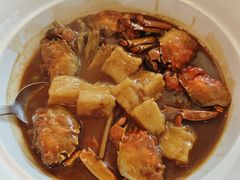 毛豆年糕烧大闸蟹-扬州香格里拉·香宫中餐厅