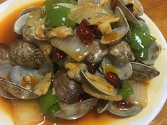 爆炒花斑蛤-温州一家人美食(西木头市店)