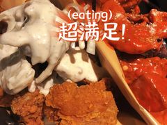 炸鸡翅一半一半-富乐满韩国正宗炸鸡韩国料理(虹泉路店)
