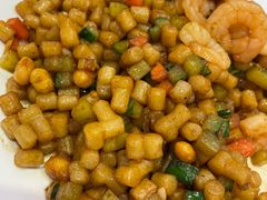 虾仁炒疙瘩-紫光园·烤鸭(吕家营店)