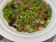 青茄鳝丝烧毛豆-阿英煲(凉城路店)