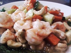 腰果虾仁，没口感，没味道，冰冻虾仁-壹条龙饭庄台基厂店