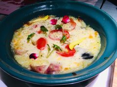 德国香肠焗土豆泥-蜜桃花开·中西融合菜E&W(南长街店)