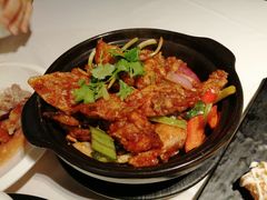砂锅焗三文鱼头-老伙记海鲜码头(北滘店)