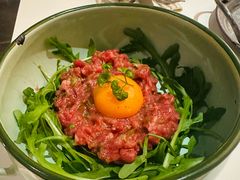 现场制作安格斯牛肉塔塔-popot博朴(徐汇店)