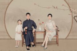 -时光纪亲子全家福照相馆(静安店母女写真父母纪念照)