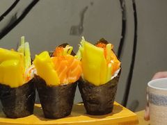 香芒三文鱼手卷-富山日式料理(宽厚里店)