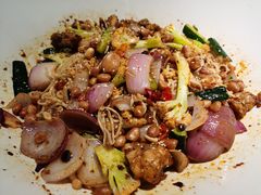 小脸大碗牛蛙干拌面-友达面馆(广州总店)