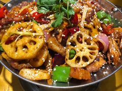 大虾鸡翅-民食香·腊排骨野生菌美食(木府店)
