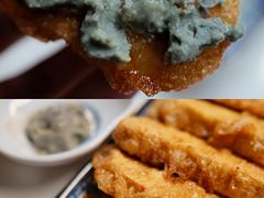 鸡蛋炸馒头片-大槐树烤肉馆