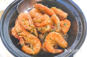 Golden Egg Yolk Baked Shrimp