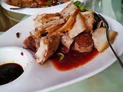 自制血肠花肉-鸿运美食府