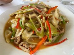 竹笋炒肉丝-万佛湖许老大铁锅鱼(黑金冠店)