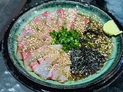 芝麻拌鰤鱼-九州酒场ひこぞう(1号店)