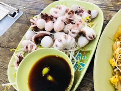 芥末白灼八爪鱼-贞姨美食·老字号海鲜大排档