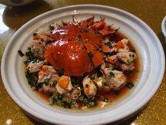金腿南瓜蒸膏蟹-老灶味道·本帮菜(昌平路店)