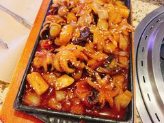 辣炒八爪鱼年糕-安又胖韩国烤肉(美罗城店)