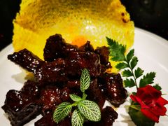 蜜汁黑椒牛肉粒-上海1号私藏菜(静安店)