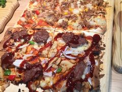 牛肉，吐拿鱼双拼-波比Pizza(新城店)