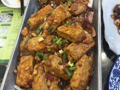 铁板毛豆腐-徽州美食(三十年老店)