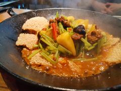 一个锅巴和时蔬-薇酌饮·陕西菜(南门外店)