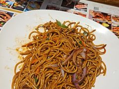 黑椒牛柳炒意粉-路易十三西餐厅(西关新天地店)