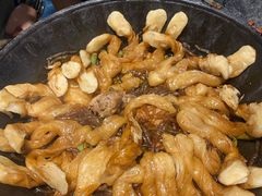排骨豆角卷子-华盛园卷子王农家菜水库鱼