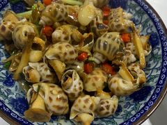 葱姜炒花螺-阿尔法海鲜排档(爱琴海店)