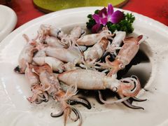 白灼鲜鱿鱼-乐在集市海鲜大排档(平潭店)