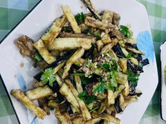 茄子拌蛏子-华圆美食