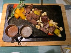 田园澳洲骰子牛肉-蜜桃花开·中西融合菜E&W(南长街店)