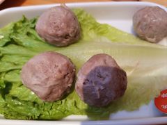 手捶牛肉（筋）丸-为什么牛潮汕牛肉火锅(万胜广场店)