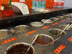 自助调料区-烫煮风旋转涮吧自助小火锅(洪楼大润发店)