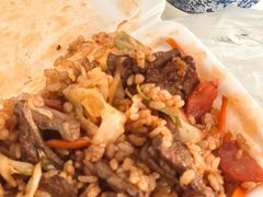 鱼香腊肠干尖炒饭-老婆婆炒饭(小白楼1902欧式风情街店)