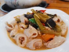 酸菜炒大肠-营记牛肉火锅·大埔客家菜(上梅林店)