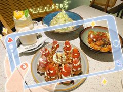 草莓忌廉华夫饼-BE BRIGHT KITCHEN(正佳广场店)
