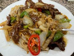 濕炒豉椒牛肉河-新鸿发咖啡美食