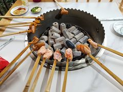美味鸡中翅-醉月城西昌火盆烧烤(天府店)