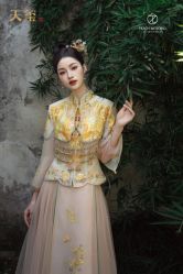 -桃子造型婚纱礼服(凤起广场店)