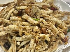 干炸茶树菇-老四川平头酸菜鱼(衙前店)