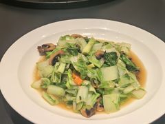 杭白菜炒口蘑-鲜得莱渔港·小平岛海胆馆(七贤岭店)