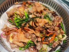 -绿岛港轩海鲜烤肉涮锅自助餐厅