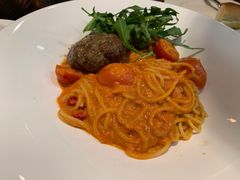 番茄奶油肉饼意面-TAMATI(巴黎贝甜韩式西餐厅店)