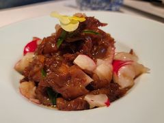 红头萝卜拌蛰头-北平楼·烤鸭·北京菜(牡丹园店)