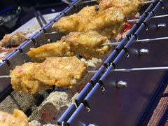 鸡翅-三个蒙古大叔羊肉串(大宁店)