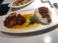 鱼香茄子肉燥饭-千日贺茶餐厅(高新万达店)