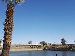 神庙内的湖水-卡纳克神庙